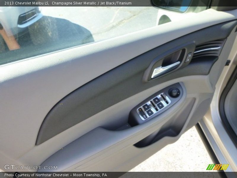 Champagne Silver Metallic / Jet Black/Titanium 2013 Chevrolet Malibu LS