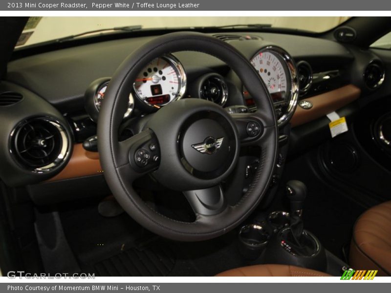 Pepper White / Toffee Lounge Leather 2013 Mini Cooper Roadster