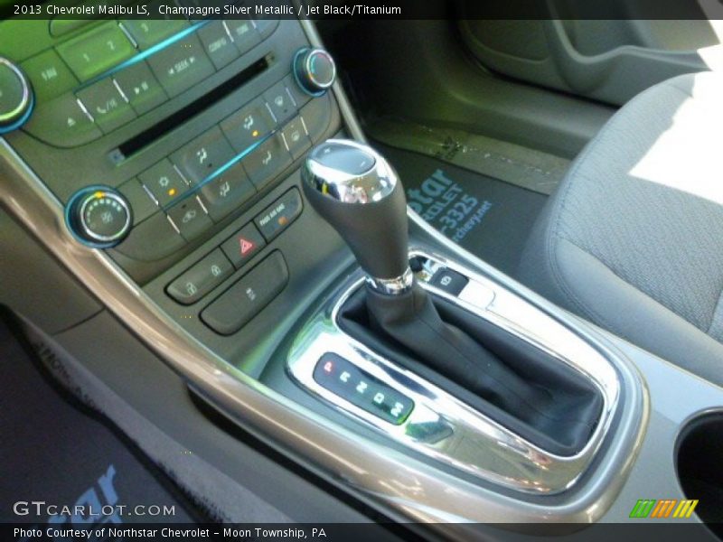 Champagne Silver Metallic / Jet Black/Titanium 2013 Chevrolet Malibu LS