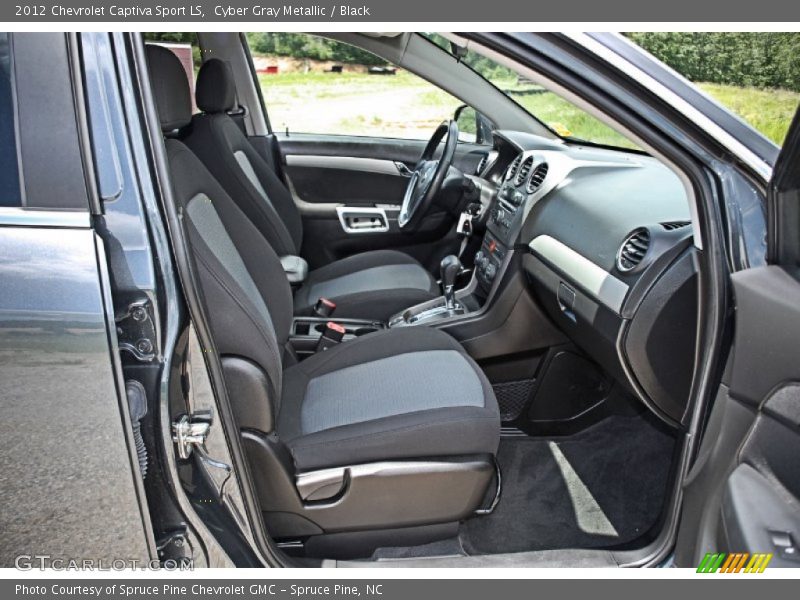Cyber Gray Metallic / Black 2012 Chevrolet Captiva Sport LS
