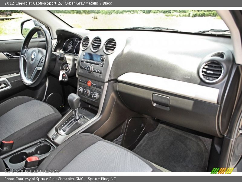 Cyber Gray Metallic / Black 2012 Chevrolet Captiva Sport LS