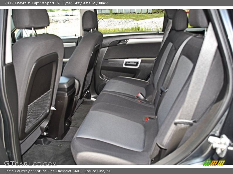 Cyber Gray Metallic / Black 2012 Chevrolet Captiva Sport LS