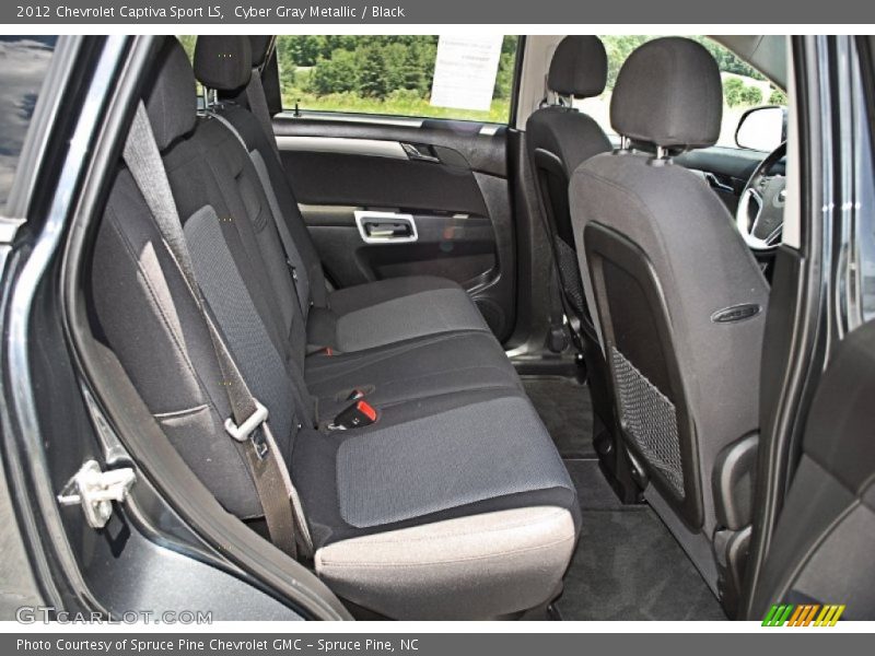 Cyber Gray Metallic / Black 2012 Chevrolet Captiva Sport LS
