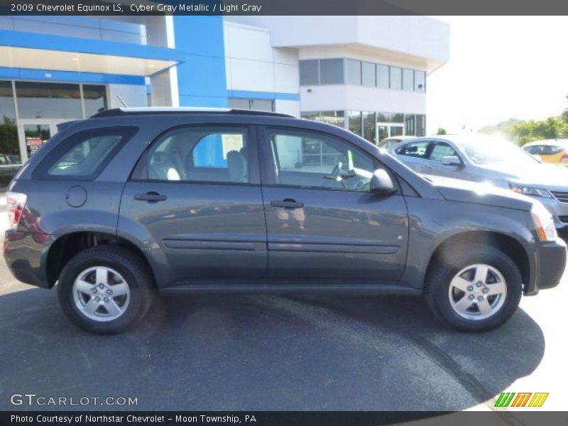 Cyber Gray Metallic / Light Gray 2009 Chevrolet Equinox LS