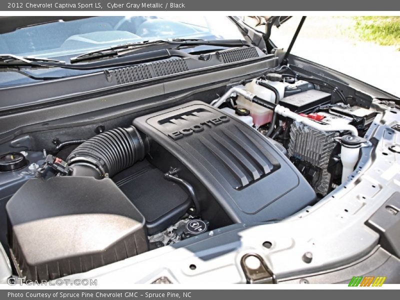 Cyber Gray Metallic / Black 2012 Chevrolet Captiva Sport LS