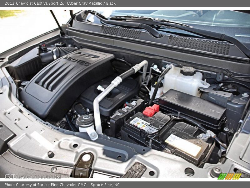 Cyber Gray Metallic / Black 2012 Chevrolet Captiva Sport LS