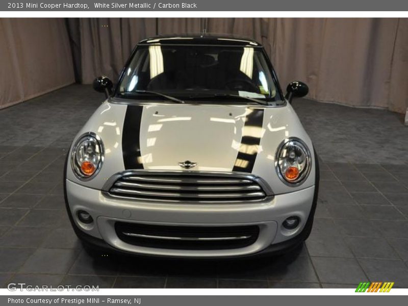 White Silver Metallic / Carbon Black 2013 Mini Cooper Hardtop