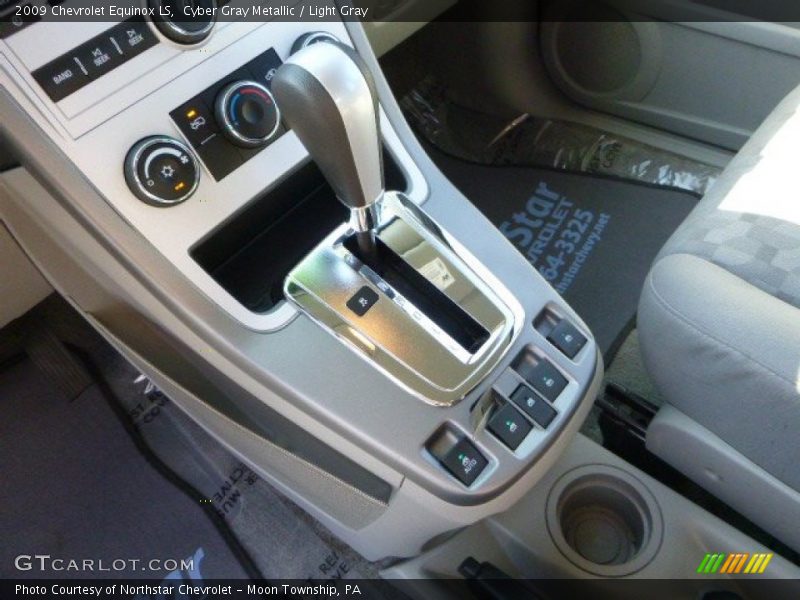 Cyber Gray Metallic / Light Gray 2009 Chevrolet Equinox LS