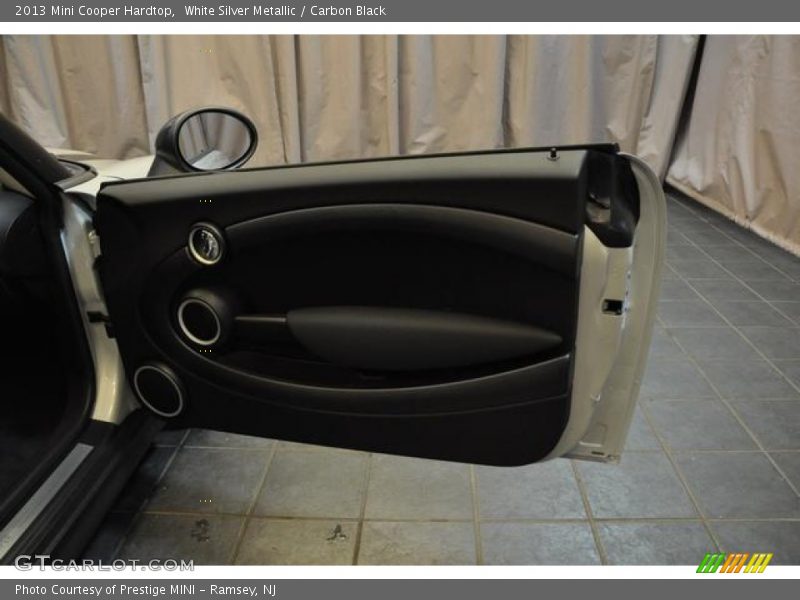 White Silver Metallic / Carbon Black 2013 Mini Cooper Hardtop