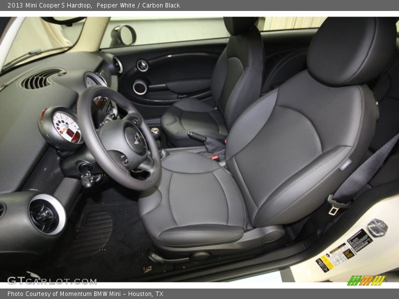 Pepper White / Carbon Black 2013 Mini Cooper S Hardtop