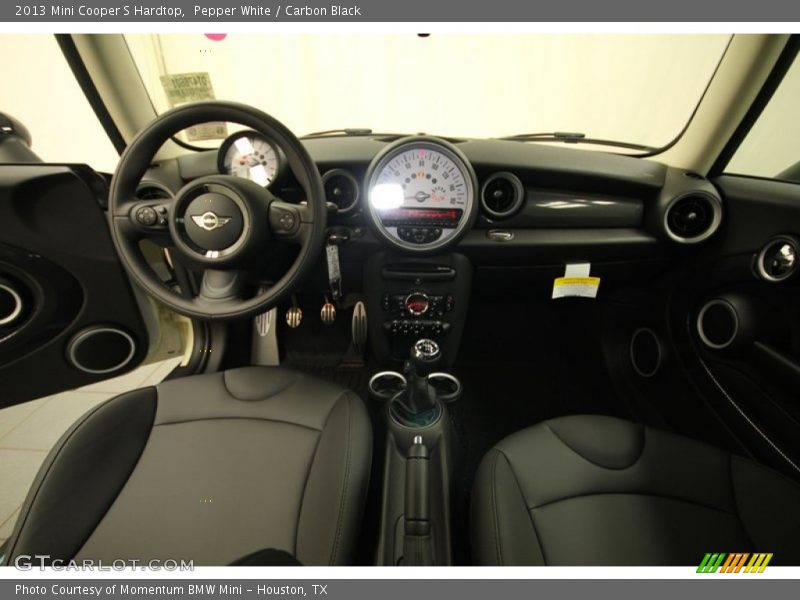 Pepper White / Carbon Black 2013 Mini Cooper S Hardtop