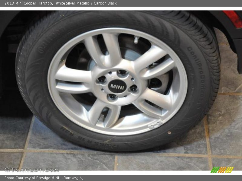 White Silver Metallic / Carbon Black 2013 Mini Cooper Hardtop