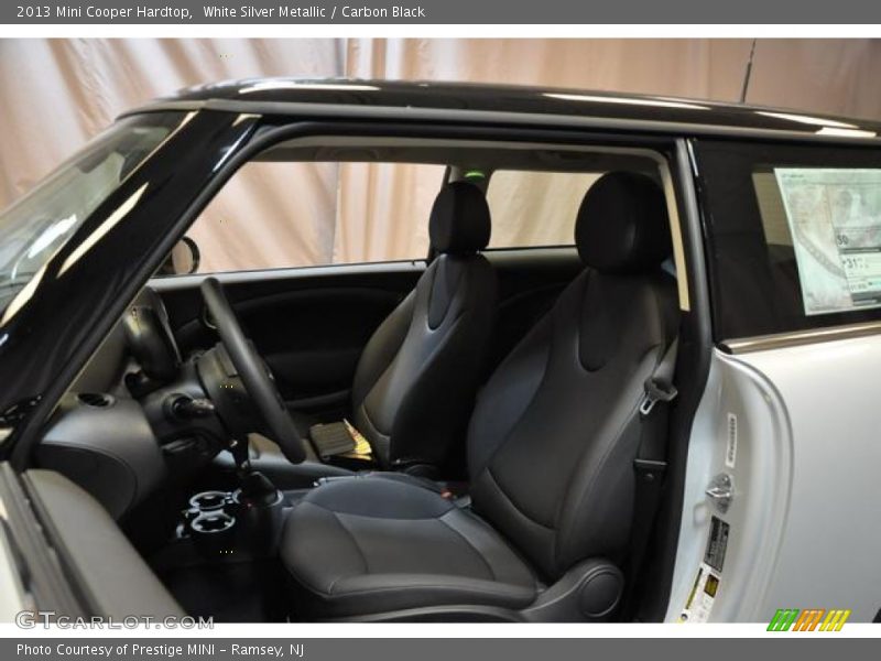 White Silver Metallic / Carbon Black 2013 Mini Cooper Hardtop