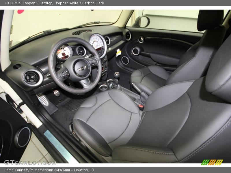 Pepper White / Carbon Black 2013 Mini Cooper S Hardtop