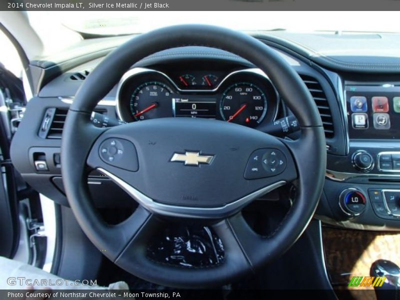 Silver Ice Metallic / Jet Black 2014 Chevrolet Impala LT