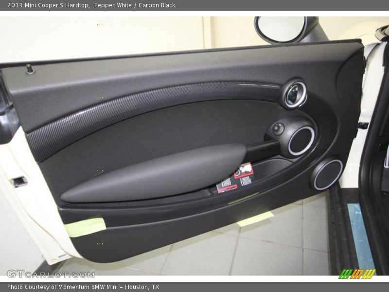 Pepper White / Carbon Black 2013 Mini Cooper S Hardtop