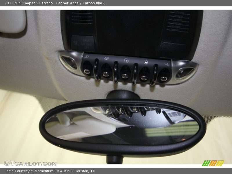 Pepper White / Carbon Black 2013 Mini Cooper S Hardtop