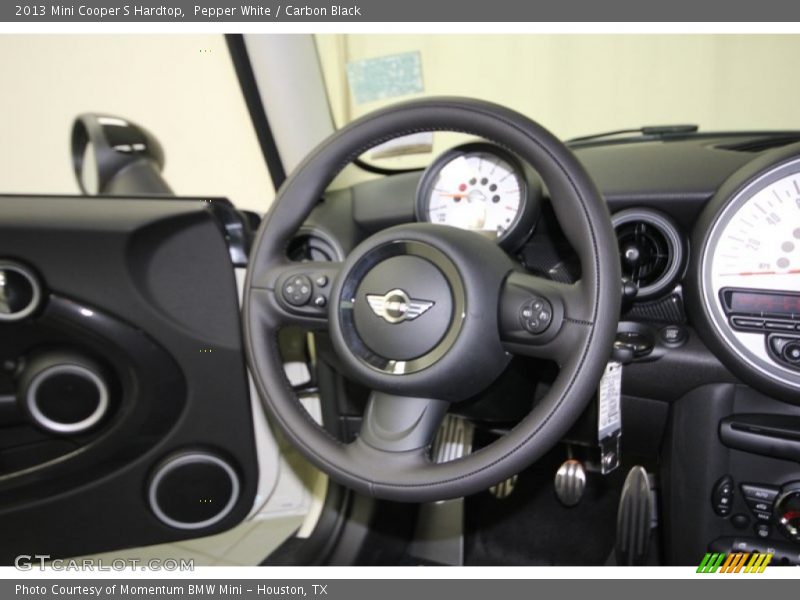 Pepper White / Carbon Black 2013 Mini Cooper S Hardtop