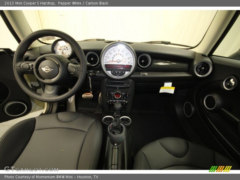 Pepper White / Carbon Black 2013 Mini Cooper S Hardtop