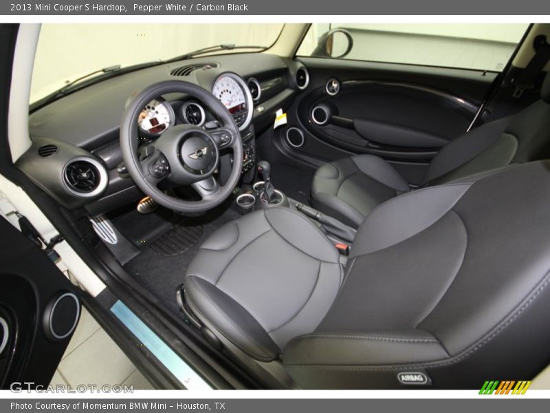 Pepper White / Carbon Black 2013 Mini Cooper S Hardtop