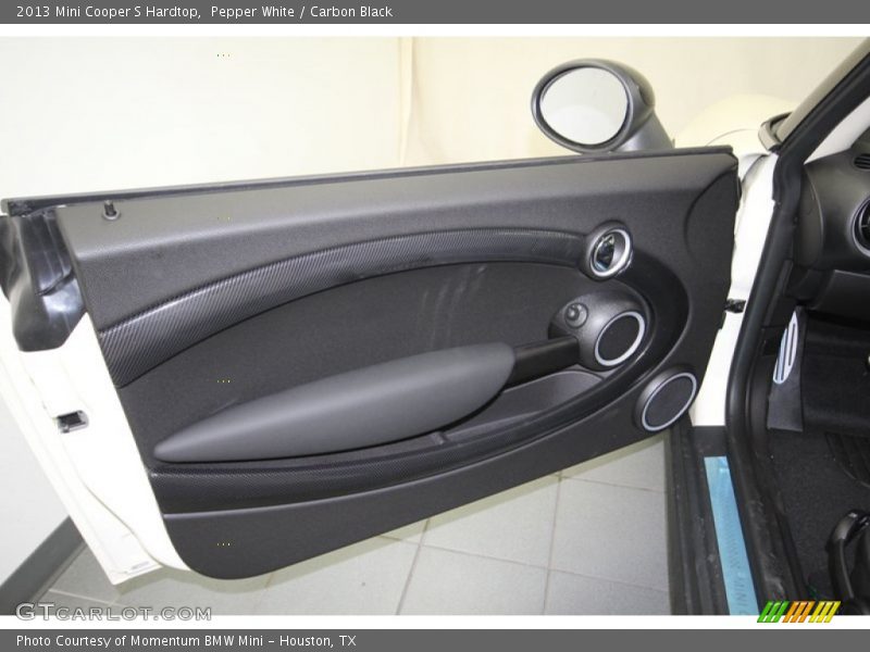Pepper White / Carbon Black 2013 Mini Cooper S Hardtop