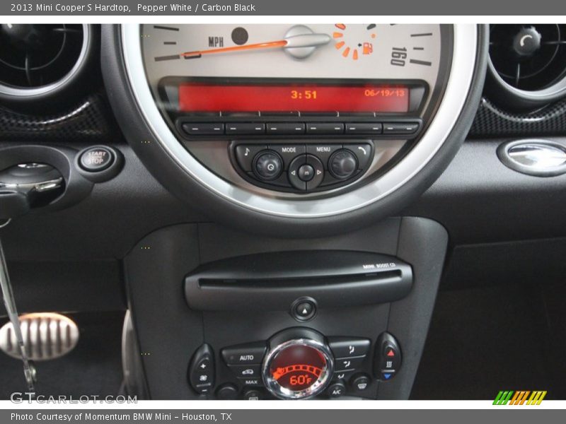 Pepper White / Carbon Black 2013 Mini Cooper S Hardtop