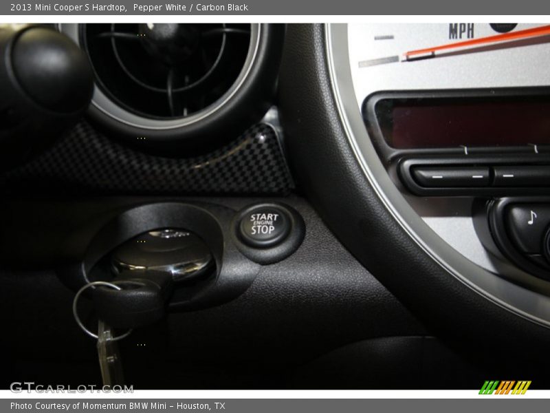 Pepper White / Carbon Black 2013 Mini Cooper S Hardtop