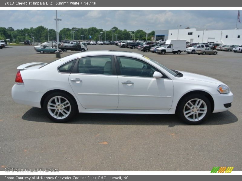 Summit White / Neutral 2013 Chevrolet Impala LTZ