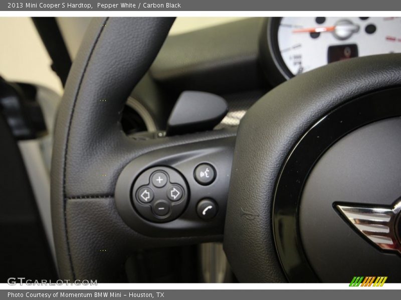 Pepper White / Carbon Black 2013 Mini Cooper S Hardtop