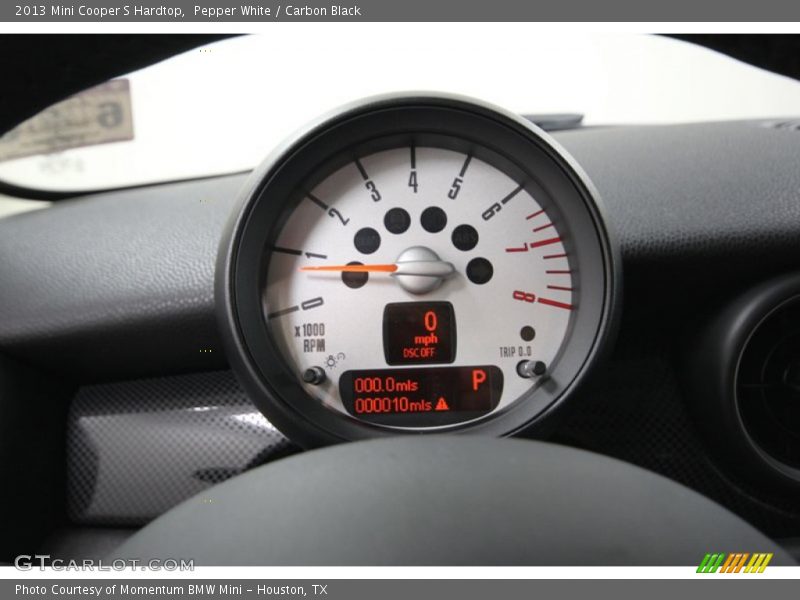 Pepper White / Carbon Black 2013 Mini Cooper S Hardtop