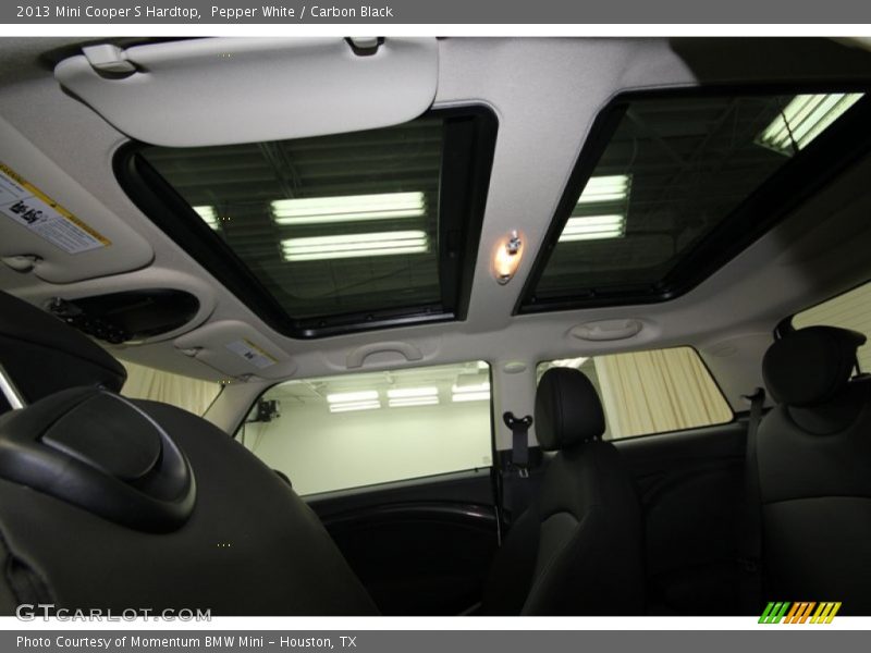 Pepper White / Carbon Black 2013 Mini Cooper S Hardtop