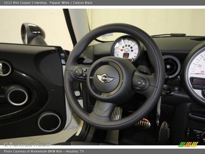 Pepper White / Carbon Black 2013 Mini Cooper S Hardtop