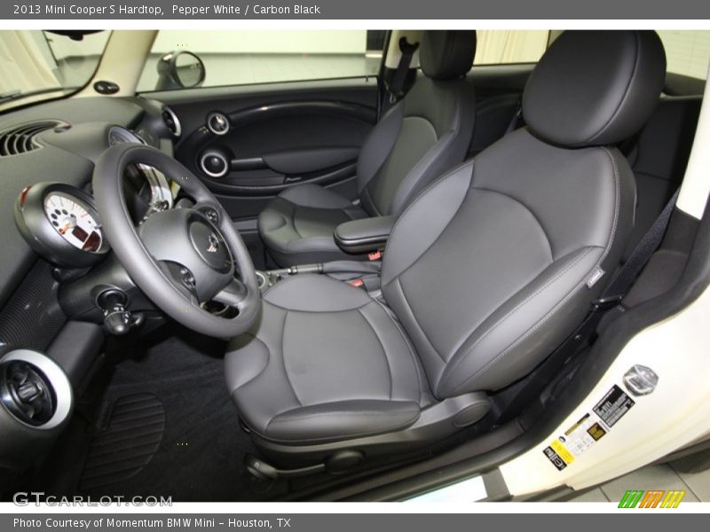 Pepper White / Carbon Black 2013 Mini Cooper S Hardtop