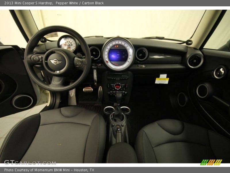 Pepper White / Carbon Black 2013 Mini Cooper S Hardtop