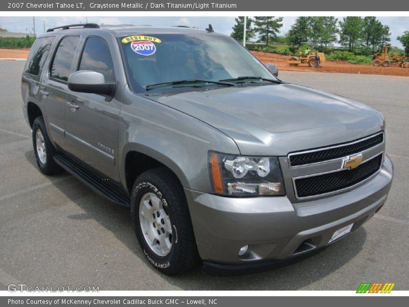 Graystone Metallic / Dark Titanium/Light Titanium 2007 Chevrolet Tahoe LT
