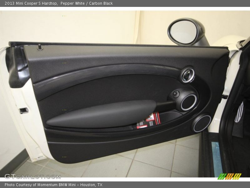 Pepper White / Carbon Black 2013 Mini Cooper S Hardtop