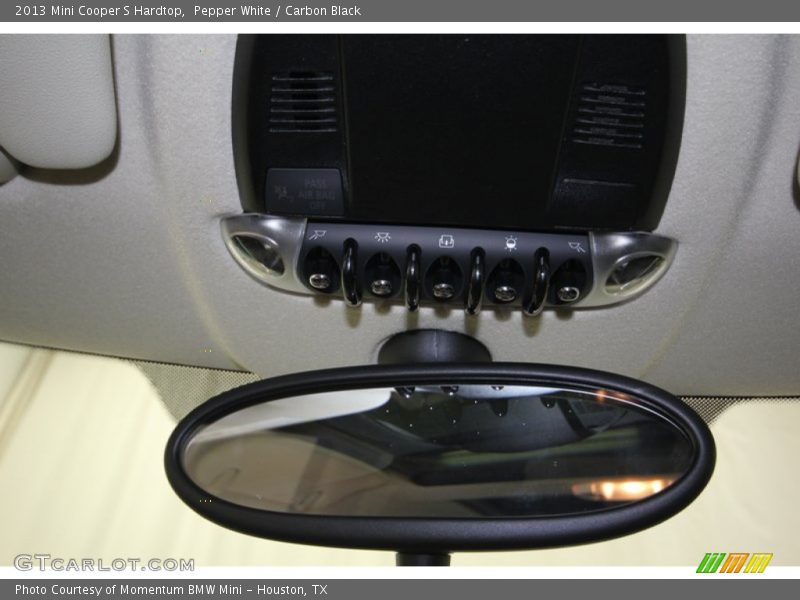 Pepper White / Carbon Black 2013 Mini Cooper S Hardtop
