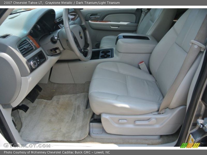 Graystone Metallic / Dark Titanium/Light Titanium 2007 Chevrolet Tahoe LT