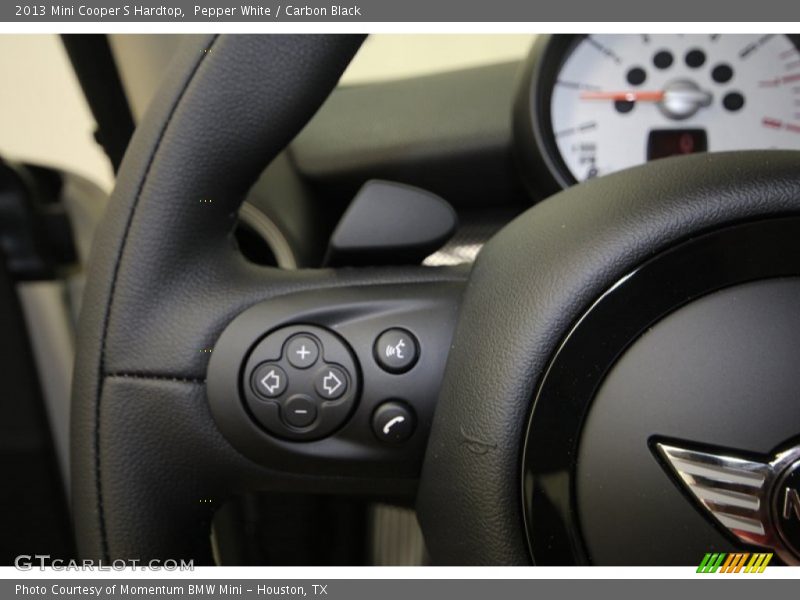 Pepper White / Carbon Black 2013 Mini Cooper S Hardtop