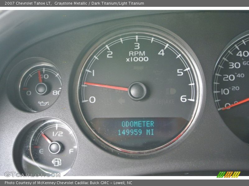 Graystone Metallic / Dark Titanium/Light Titanium 2007 Chevrolet Tahoe LT