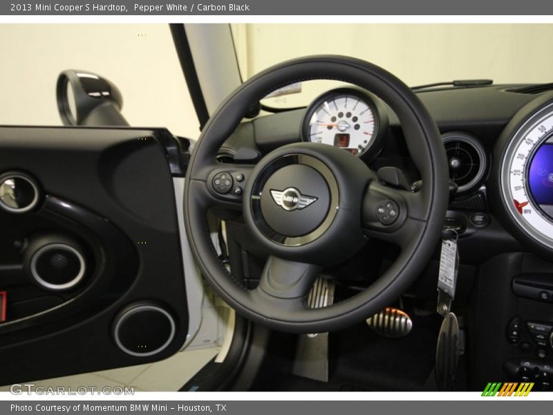 Pepper White / Carbon Black 2013 Mini Cooper S Hardtop