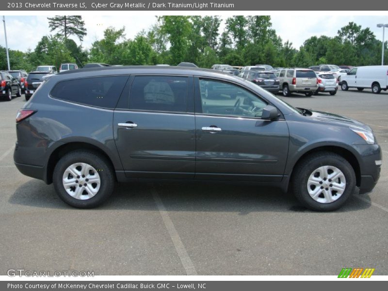 Cyber Gray Metallic / Dark Titanium/Light Titanium 2013 Chevrolet Traverse LS