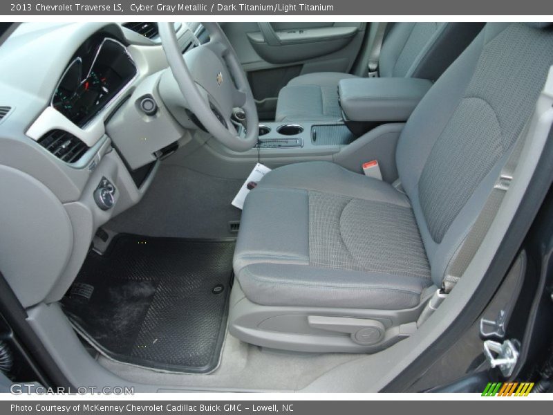 Cyber Gray Metallic / Dark Titanium/Light Titanium 2013 Chevrolet Traverse LS