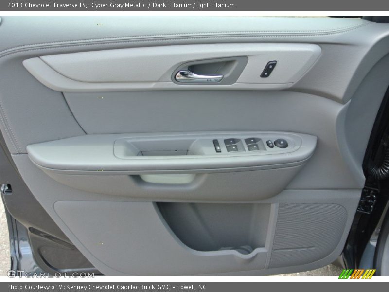 Cyber Gray Metallic / Dark Titanium/Light Titanium 2013 Chevrolet Traverse LS