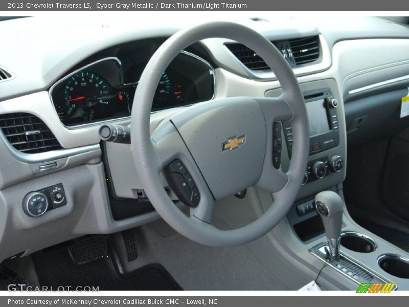 Cyber Gray Metallic / Dark Titanium/Light Titanium 2013 Chevrolet Traverse LS