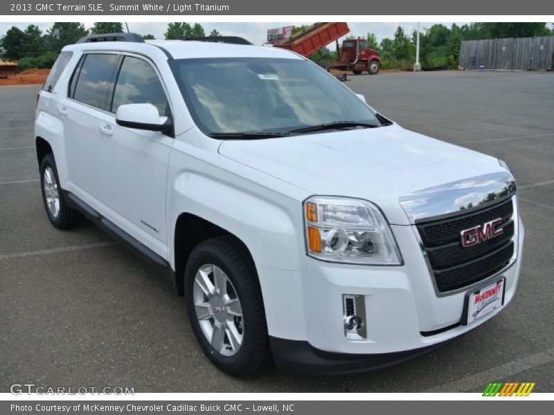 Summit White / Light Titanium 2013 GMC Terrain SLE