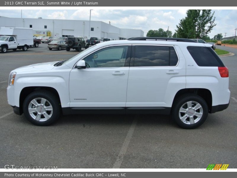Summit White / Light Titanium 2013 GMC Terrain SLE