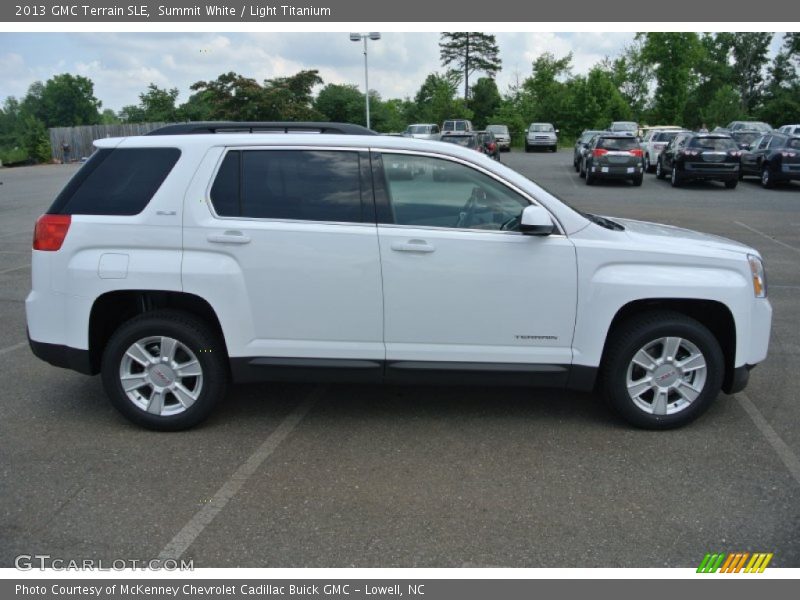Summit White / Light Titanium 2013 GMC Terrain SLE