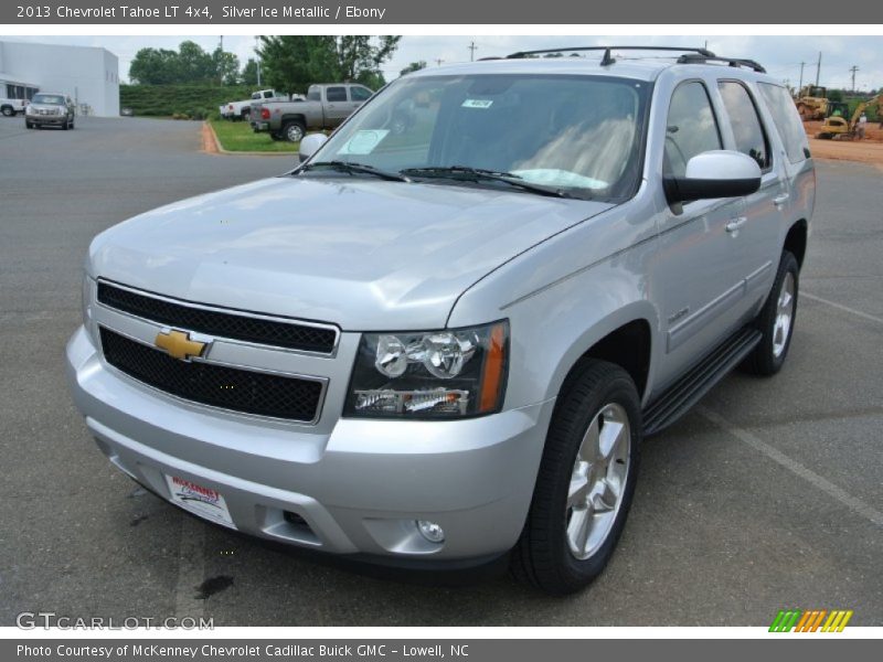 Silver Ice Metallic / Ebony 2013 Chevrolet Tahoe LT 4x4