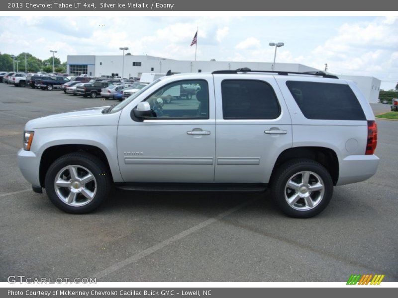 Silver Ice Metallic / Ebony 2013 Chevrolet Tahoe LT 4x4